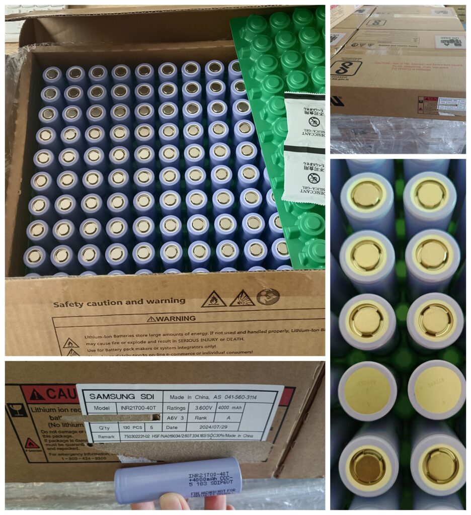 Samsung INR21700 40T li-ion cell